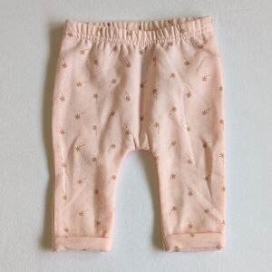 rene rofe baby floral soft plush joggers sweatpants pink 0-3 months girls